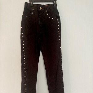 Womens vintage western Lawman black jeans size 5